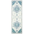 thumbnail image 1 of SAFAVIEH Micro-Loop Braylon Floral Runner Rug, Ivory/Navy, 2'3" x 9', 1 of 12