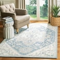 thumbnail image 1 of Safavieh Micro-Loop Braylon Floral Area Rug, Blue/Ivory, 4' x 6', 1 of 12