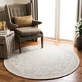 thumbnail image 1 of Safavieh Micro-Loop Braylon Floral Area Rug, Ivory/Beige, 5' x 5' Round, 1 of 10