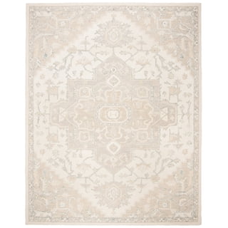 Safavieh Micro-Loop Braylon Floral Area Rug, Ivory/Beige, 9' x 12'