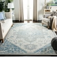 thumbnail image 1 of Safavieh Micro-Loop Braylon Floral Area Rug, Ivory/Navy, 8' x 10', 1 of 14