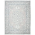 thumbnail image 1 of SAFAVIEH Micro-Loop Britton Floral Bordered Wool Area Rug, Light Grey/Ivory, 5' x 8', 1 of 5