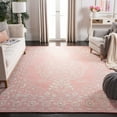 thumbnail image 1 of SAFAVIEH Micro-Loop Britton Floral Bordered Wool Area Rug, Pink/Ivory, 8' x 10', 1 of 9