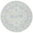 thumbnail image 1 of SAFAVIEH Micro-Loop Calista Oriental Area Rug, Blue/Beige, 3' x 3' Round, 1 of 8