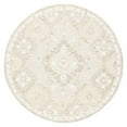 thumbnail image 1 of SAFAVIEH Micro-Loop Candis Floral Area Rug, Beige/Grey, 5' x 5' Round, 1 of 7
