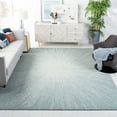 thumbnail image 1 of SAFAVIEH Micro-Loop Carbrey Sunburst Runner Rug, Aqua, 2'3" x 9', 1 of 10