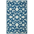thumbnail image 1 of SAFAVIEH Micro-Loop Carl Floral Area Rug, Navy/Grey, 2'6" x 4', 1 of 8