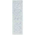 thumbnail image 1 of SAFAVIEH Micro-Loop Carmella Oriental Wool Runner Rug, Blue/Ivory, 2'3" x 8', 1 of 8