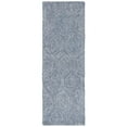 thumbnail image 1 of SAFAVIEH Micro-Loop Catrine Abstract Ogee Wool Runner Rug, Grey/Ivory, 2'3" x 7', 1 of 7