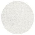 thumbnail image 1 of SAFAVIEH Micro-Loop Charlotte Solid Area Rug, Grey/Ivory, 5' x 5' Round, 1 of 8