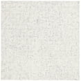 thumbnail image 1 of SAFAVIEH Micro-Loop Charlotte Solid Area Rug, Grey/Ivory, 5' x 5' Square, 1 of 7