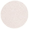 thumbnail image 1 of SAFAVIEH Micro-Loop Charlotte Solid Area Rug, Pink/Ivory, 5' x 5' Round, 1 of 7