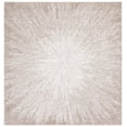 thumbnail image 1 of SAFAVIEH Micro-Loop Carbrey Sunburst Area Rug, Taupe, 5' x 5' Square, 1 of 11