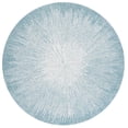 thumbnail image 1 of SAFAVIEH Micro-Loop Carbrey Sunburst Area Rug, Aqua, 5' x 5' Round, 1 of 11