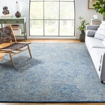 Safavieh Micro-Loop Jacqueline Medallion Area Rug, Blue, 8' x 10'