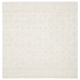 thumbnail image 1 of SAFAVIEH Micro-Loop Conchur Geometric Area Rug, Ivory/Light Green, 5' x 5' Square, 1 of 7