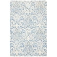 thumbnail image 1 of SAFAVIEH Micro-Loop Cornelius Floral Area Rug, Blue/Ivory, 2' x 3', 1 of 8