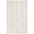 thumbnail image 1 of SAFAVIEH Micro-Loop Cornelius Floral Area Rug, Ivory/Grey, 6' x 9', 1 of 8