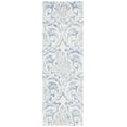 thumbnail image 1 of SAFAVIEH Micro-Loop Cornelius Floral Runner Rug, Blue/Ivory, 2'3" x 9', 1 of 11