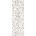 thumbnail image 1 of SAFAVIEH Micro-Loop Cornelius Floral Runner Rug, Ivory/Grey, 2'3" x 11', 1 of 8