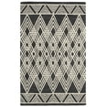 thumbnail image 1 of SAFAVIEH Micro-Loop Crispin Geometric Chevron Wool Area Rug, Charcoal/Ivory, 5' x 8', 1 of 4