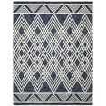 thumbnail image 1 of SAFAVIEH Micro-Loop Crispin Geometric Wool Area Rug, Navy/Ivory, 8' x 10', 1 of 10