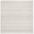 thumbnail image 1 of SAFAVIEH Micro-Loop Daithi Geometric Area Rug, Aqua/Ivory, 7' x 7' Square, 1 of 8