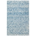 thumbnail image 1 of SAFAVIEH Micro-Loop Daithi Geometric Area Rug, Blue/Ivory, 2' x 3', 1 of 8