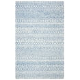 thumbnail image 1 of SAFAVIEH Micro-Loop Daithi Geometric Area Rug, Blue/Ivory, 6' x 9', 1 of 8