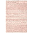 thumbnail image 1 of SAFAVIEH Micro-Loop Daithi Geometric Area Rug, Pink/Ivory, 3' x 5', 1 of 8