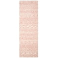 thumbnail image 1 of SAFAVIEH Micro-Loop Daithi Geometric Runner Rug, Pink/Ivory, 2'3" x 8', 1 of 7