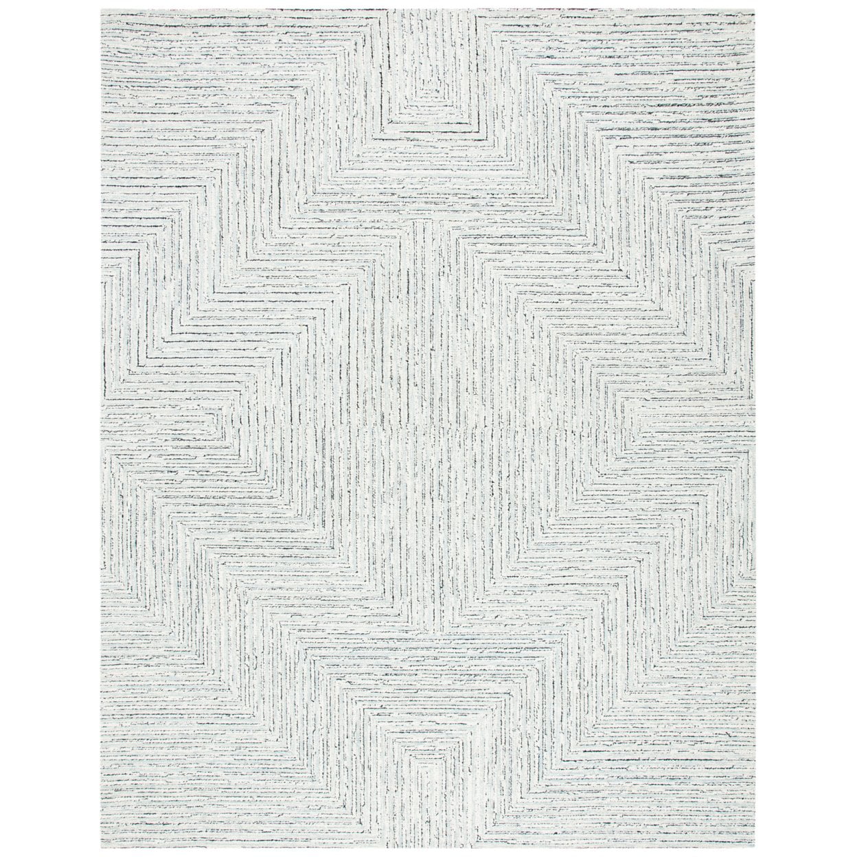 Gray Handmade Wool Tufted 5x8 Area Rug
