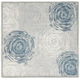 thumbnail image 1 of SAFAVIEH Micro-Loop Darien Geometric Area Rug, Grey/Ivory, 5' x 5' Square, 1 of 8