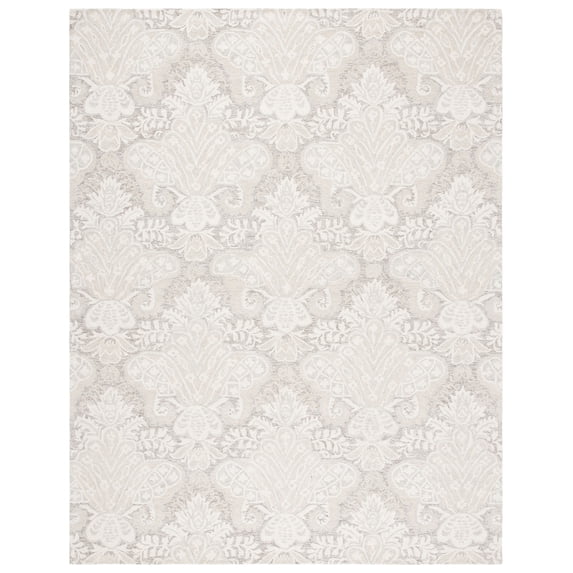 SAFAVIEH Micro-Loop Deziree Floral Area Rug, Beige, 10' x 14'