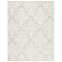 SAFAVIEH Micro-Loop Deziree Floral Area Rug, Beige, 8' x 10'