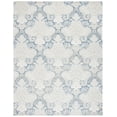 thumbnail image 1 of SAFAVIEH Micro-Loop Deziree Floral Area Rug, Blue/Ivory, 8' x 10', 1 of 8