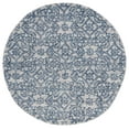 thumbnail image 1 of SAFAVIEH Micro-Loop Emory Medallion Area Rug, Blue, 5' x 5' Round, 1 of 8