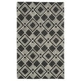 thumbnail image 1 of SAFAVIEH Micro-Loop Floral Diamond Trellis Wool Area Rug, Charcoal/Ivory, 5' x 8', 1 of 4