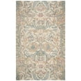 thumbnail image 1 of SAFAVIEH Micro-Loop Freddy Floral Wool Area Rug, Ivory/Blue, 4' x 6', 1 of 4