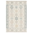 thumbnail image 1 of SAFAVIEH Micro-Loop Grosvenor Medallion Area Rug, Ivory/Blue, 4' x 6', 1 of 8