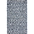 thumbnail image 1 of SAFAVIEH Micro-Loop Hamilton Geometric Area Rug, Dark Blue/Ivory, 6' x 9', 1 of 10