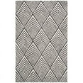 thumbnail image 1 of SAFAVIEH Micro-Loop Horatio Diamond Trellis Wool Area Rug, Charcoal/Ivory, 2'6" x 4', 1 of 4