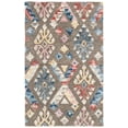 thumbnail image 1 of SAFAVIEH Micro-Loop Jasmyn Diamond Area Rug, Grey/Blue, 2'6" x 4', 1 of 8