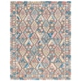 thumbnail image 1 of SAFAVIEH Micro-Loop Jasmyn Diamond Area Rug, Grey/Blue, 8' x 10', 1 of 8