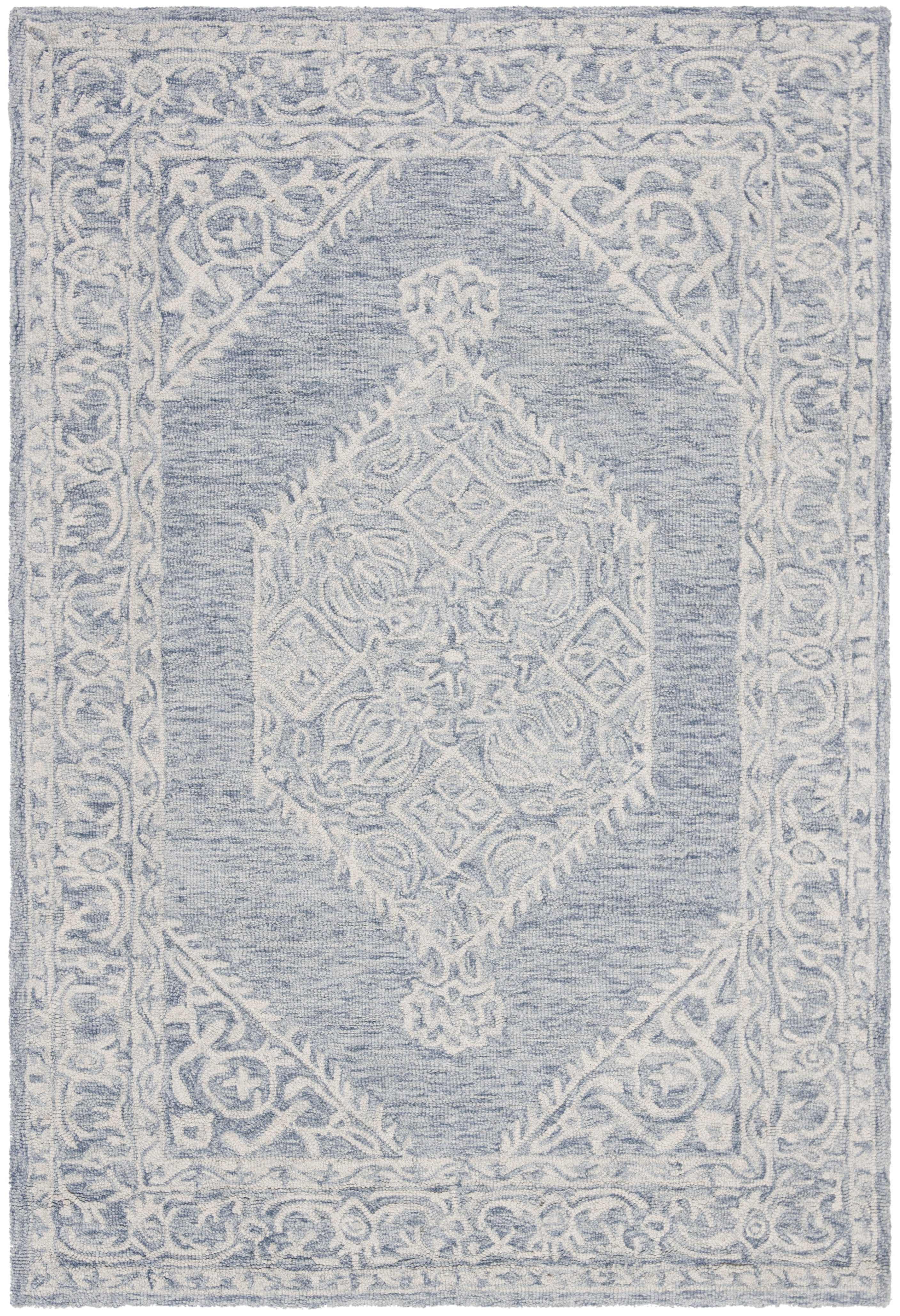 SAFAVIEH Micro-Loop Jeremy Oriental Area Rug, Grey, 2'6" x 4'