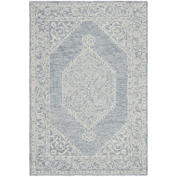 SAFAVIEH Micro-Loop Jeremy Oriental Area Rug, Grey, 2'6" x 4'
