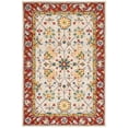 thumbnail image 1 of SAFAVIEH Micro-Loop Joey Medallion Area Rug, Beige/Rust, 4' x 6', 1 of 8
