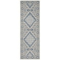 thumbnail image 1 of SAFAVIEH Micro-Loop Jolene Geometric Wool Runner Rug, Light Grey/Blue, 2'3" x 7', 1 of 2