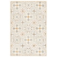 thumbnail image 1 of SAFAVIEH Micro-Loop Karenza Medallion Area Rug, Ivory/Grey, 8' x 10', 1 of 8