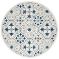 thumbnail image 1 of SAFAVIEH Micro-Loop Karenza Medallion Area Rug, Ivory/Sage, 5' x 5' Round, 1 of 8